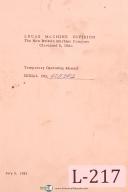 New Britian-Gridley-New Britain Gridley Model 665 Automatic Screw & Chucking Parts List Manual 1937-#665-No. 665-05